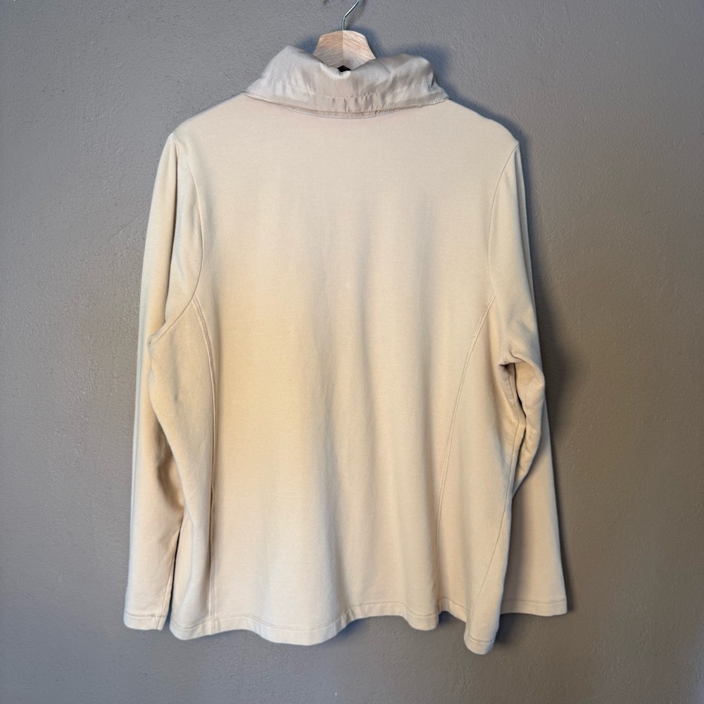 Laura Ashley Women's Animal Print Patterned Zip Up Sweatshirt Size 1X - Picture 14 of 15